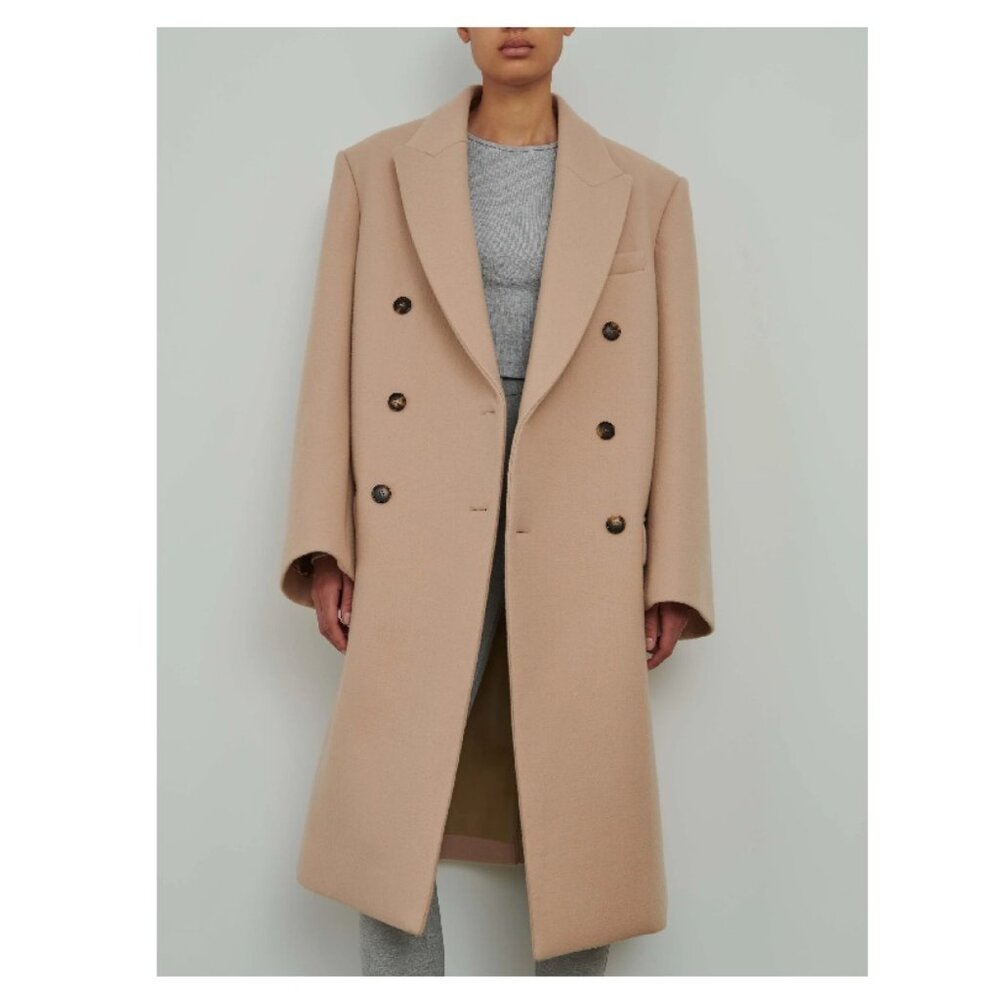 WARDROBE.NYC + Hailey Bieber Wool Coat Sz XXS $2,700 - Picture 2 of 9